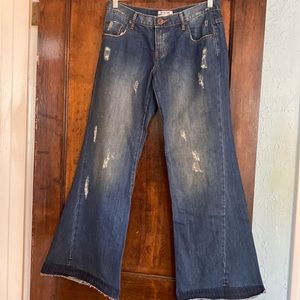 One x OneTeaspoon Free People Wide Leg Jeans